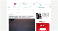 Desktop Screenshot of lovelifesurf.com