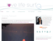 Tablet Screenshot of lovelifesurf.com